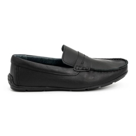 Olivier Mocassins cuir homme 894MA noir