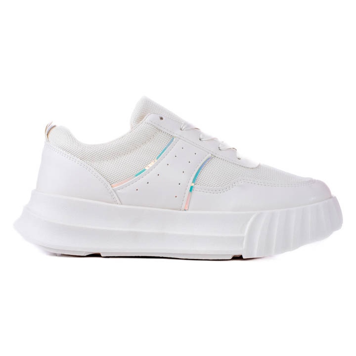 TRENDI Baskets de sport sur la plate-forme beige TRENDI Baskets de sport sur la plate-forme beige