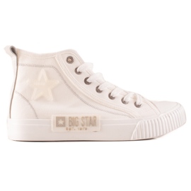 Baskets Montantes Femme Big Star JJ274379 blanc
