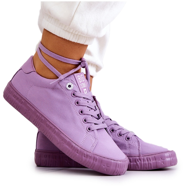 Baskets Basses Femme Big Star JJ274416 Violet