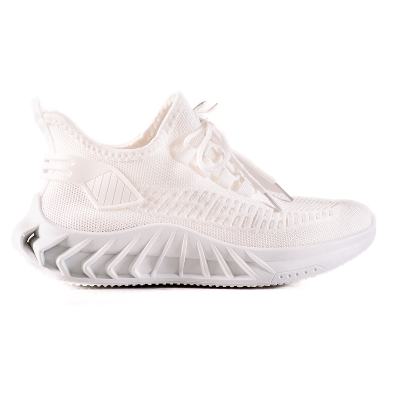 TRENDI Baskets en textile blanches
