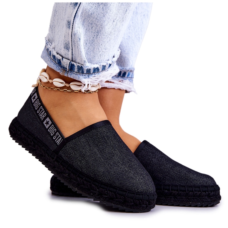 Espadrilles à enfiler Big Star JJ274878 Noir le noir