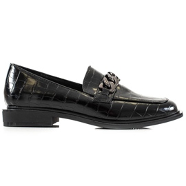 S. BARSKI Elégants mocassins S.BARSKI noir