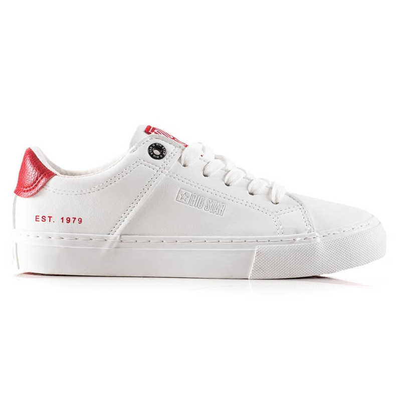 Baskets Big Star pour femmes JJ274212 blanche