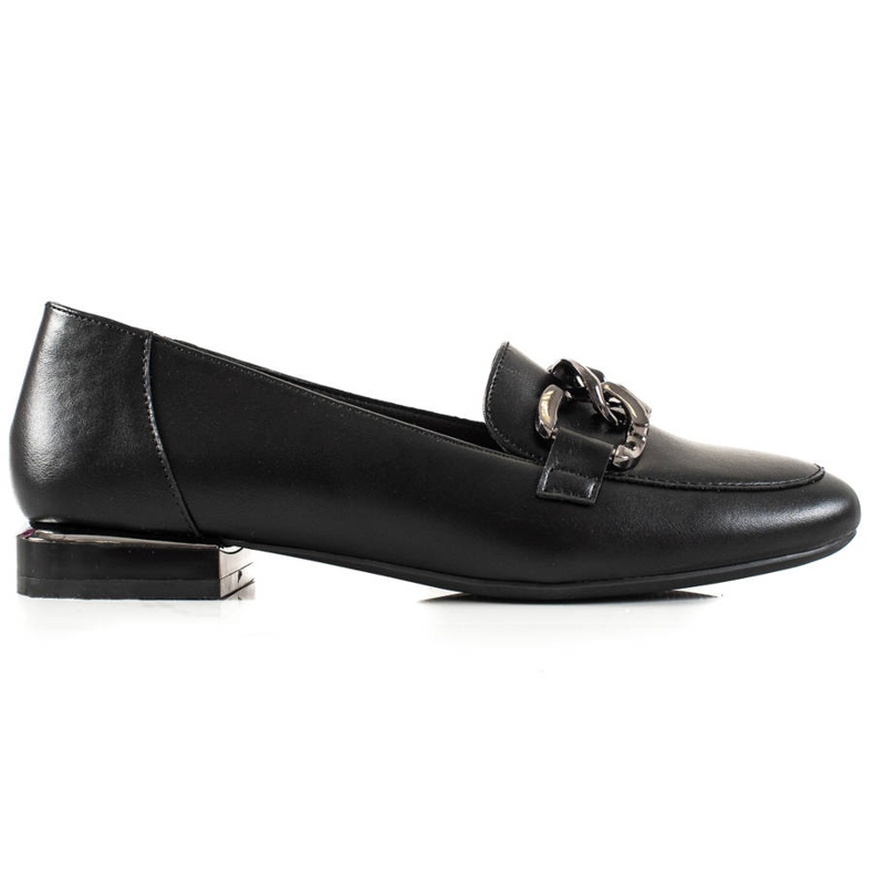 Mocassins Sergio Leone élégants le noir