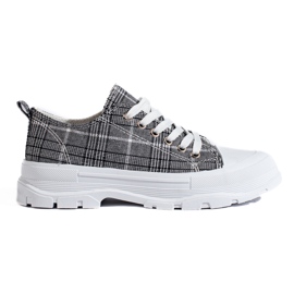 Mckeylor Baskets Avec Motif gris
