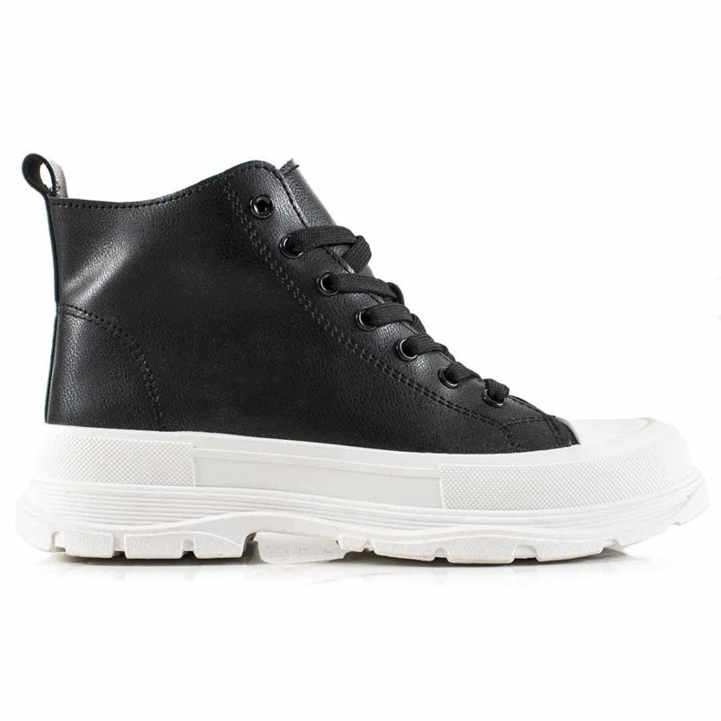 TRENDI Baskets hautes noires le noir TRENDI Baskets hautes noires le noir