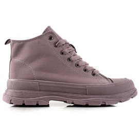 Forever Folie Baskets violettes sur la plate-forme Forever Folie Baskets violettes sur la plate-forme