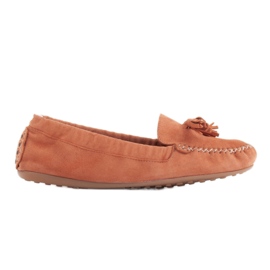 Marco Shoes Mocassins souples avec bande élastique orange Marco Shoes Mocassins souples avec bande élastique orange