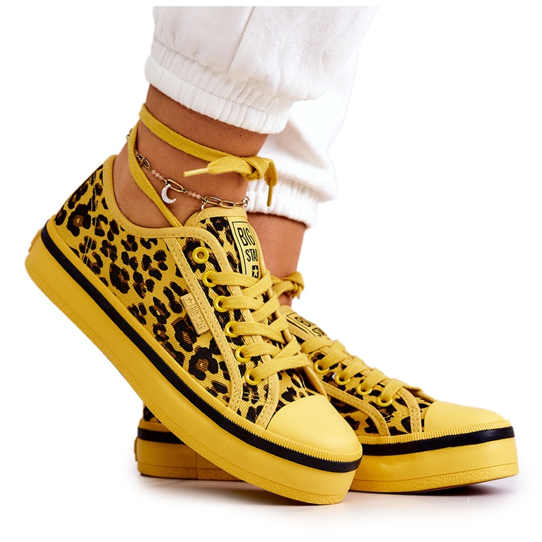 Baskets Femme Pantera Big Star JJ274616 Jaune