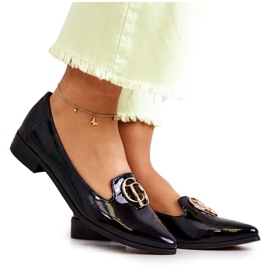 Mocassins Laqués Femme Lordsy Nicole 2712/035 Noir le noir Mocassins Laqués Femme Lordsy Nicole 2712/035 Noir le noir