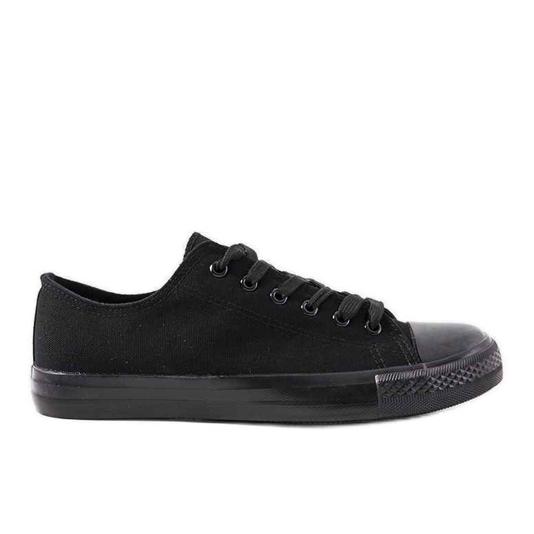 Baskets noires pour hommes Molder le noir