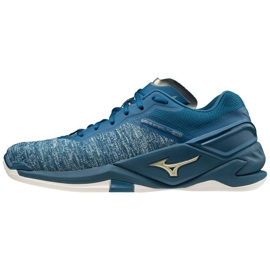 Chaussure de handball Mizuno Wave Stealth Neo M X1GA200051 bleu bleu