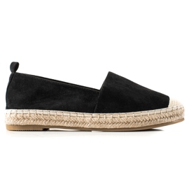 Bestelle Espadrilles En Daim Noir