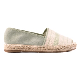 Anesia Paris Espadrilles décontractées beige vert