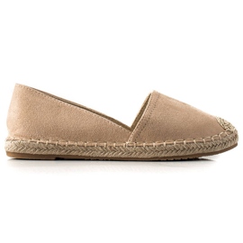 TRENDI Espadrilles beiges classiques