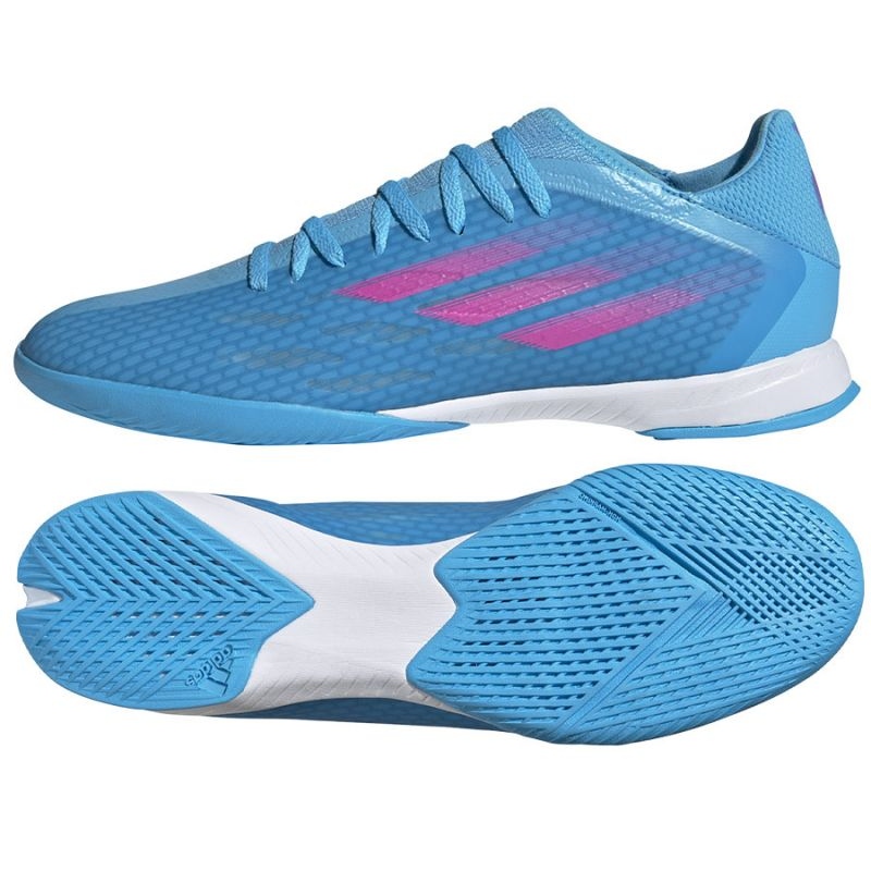 Chaussure de Futsal Bleu Homme Adidas X Speedflow