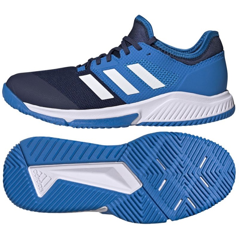 Chaussures d'intérieur adidas Court Team Bounce M GW5063 bleu bleu et bleu marine