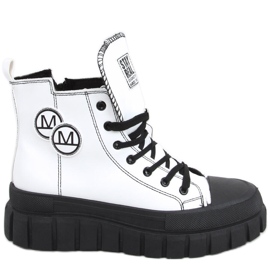 Baskets Ayse BLANC / NOIR