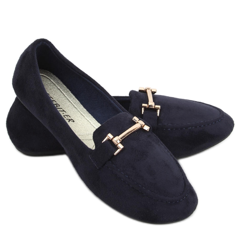 Mocassins femme Kubra Marine bleu marin