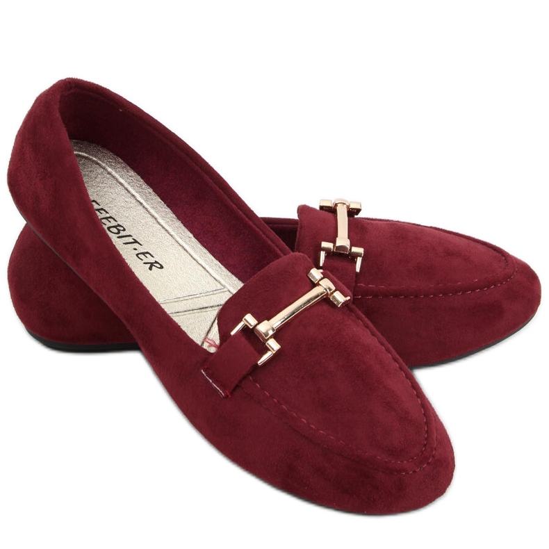 Mocassins femme Kubra Wine rouge Mocassins femme Kubra Wine rouge