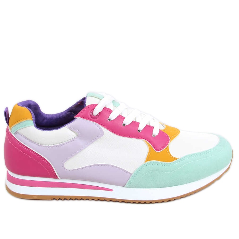 Chaussures de sport femme Pokki Fushia rose multicolore