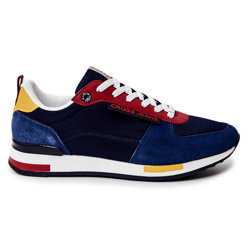 Chaussures Sport Homme Cross Jeans JJ1R4008C Bleu Marine multicolore Chaussures Sport Homme Cross Jeans JJ1R4008C Bleu Marine multicolore