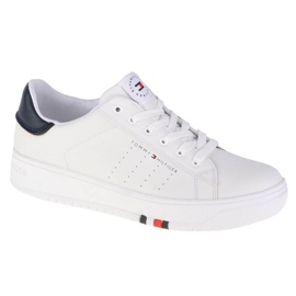 Baskets basses à lacets Tommy Hilfiger W T3B4-32222-1355X336 blanche