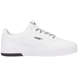 Puma Carina Logomania Femme 383906 01 blanc