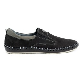 Olivier Chaussures homme en cuir 816MA noir