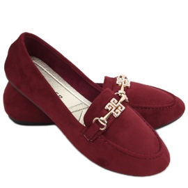 Mocassins femme Chloe Wine rouge Mocassins femme Chloe Wine rouge