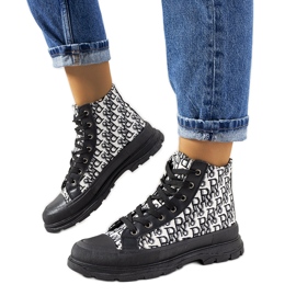 Baskets femme Chester noires