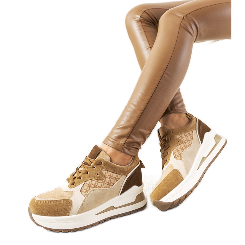 Baskets marron pour femme Eryn chaussures de sport brun