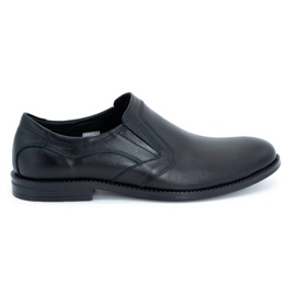 Olivier Chaussures élégantes en cuir pour hommes 283LU noir