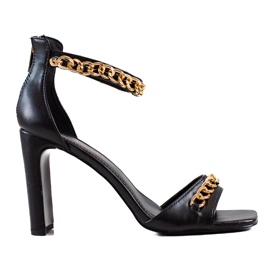 W. Potocki Élégantes sandales Potocki noir