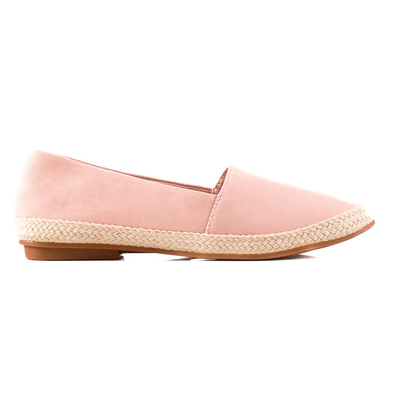 Ideal Shoes Espadrilles Classiques rose