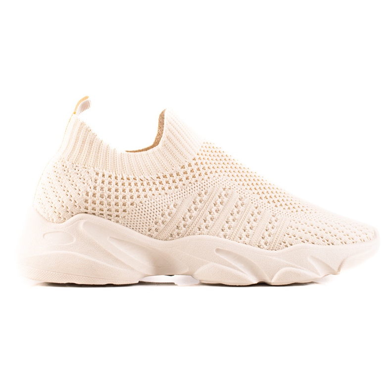 Sweet Shoes Baskets de sport à enfiler beige