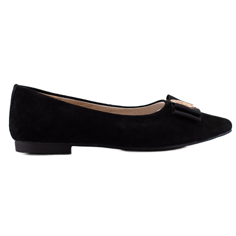 Filippo Escarpins en cuir noir le noir