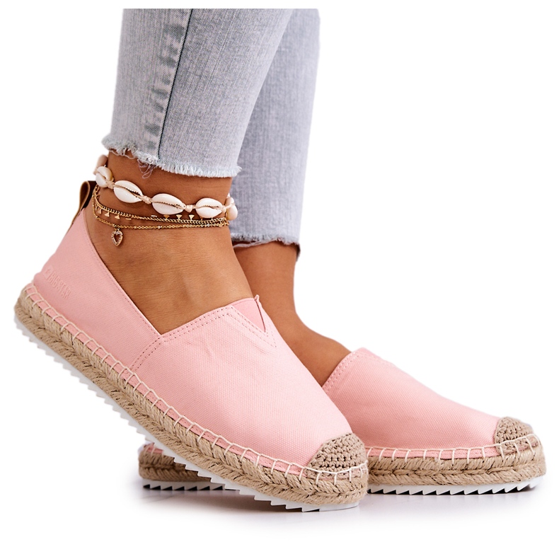 Espadrilles Sur Semelle Tressée Big Star HH274496 Rose Espadrilles Sur Semelle Tressée Big Star HH274496 Rose