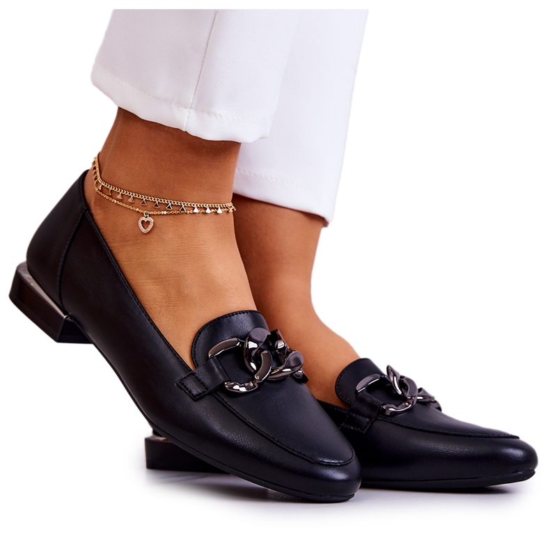 Mocassins Femme Sergio Leone MK739 Noir le noir Mocassins Femme Sergio Leone MK739 Noir le noir