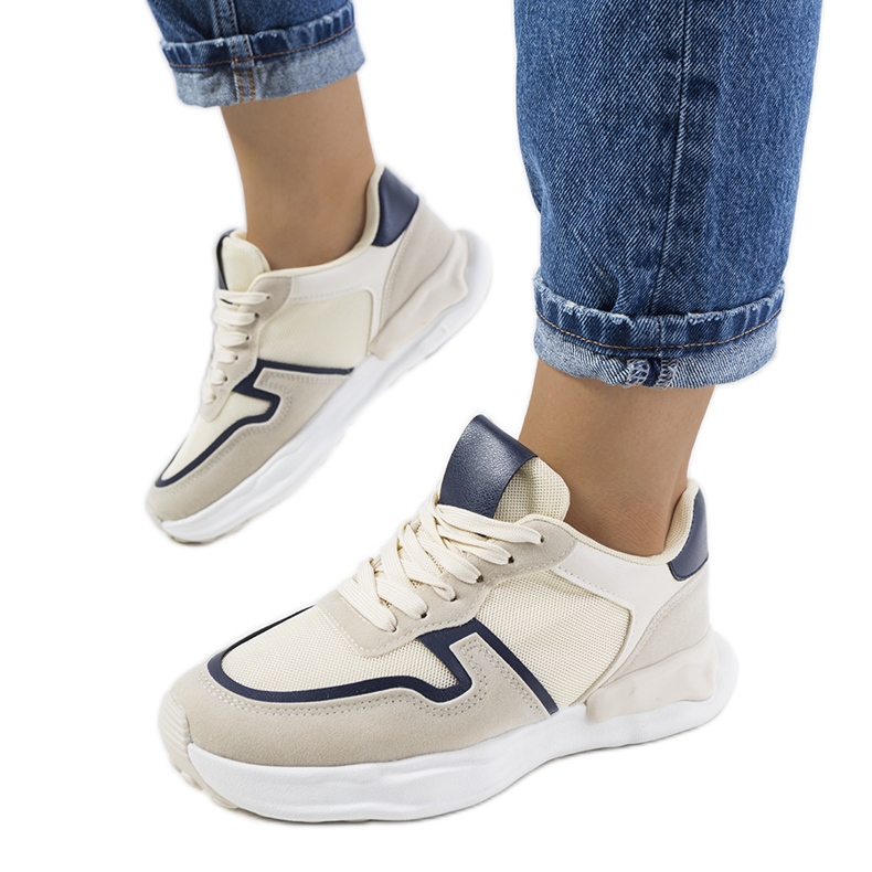 Baskets Misano beiges pour femmes