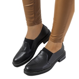 Chaussures ajourées noires de Nilde le noir