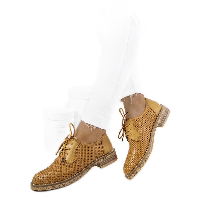 Richelieu ajouré marron Ortensia brun