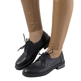 Richelieu ajouré Ortensia noir