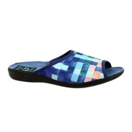 Chaussons Femme Adanex 27268 SAK1 violet bleu marine bleu orange
