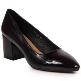 Escarpins sur le poteau de Serio Leone W SK358C noir