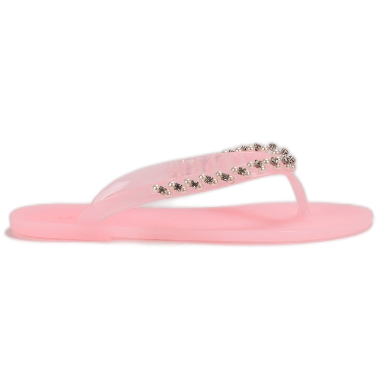 Tongs Avec Ornements Vices rose