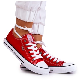 Baskets Classiques Femme Cross Jeans JJ2R4010C Rouge