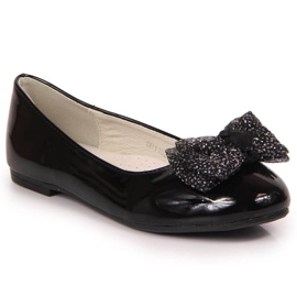 Ballerines laquées S. Barski Jr. OLI153A noir le noir