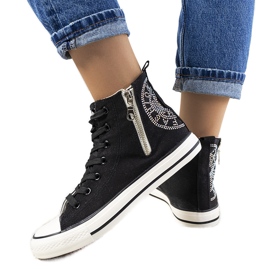 Baskets cheville Vicola noires le noir